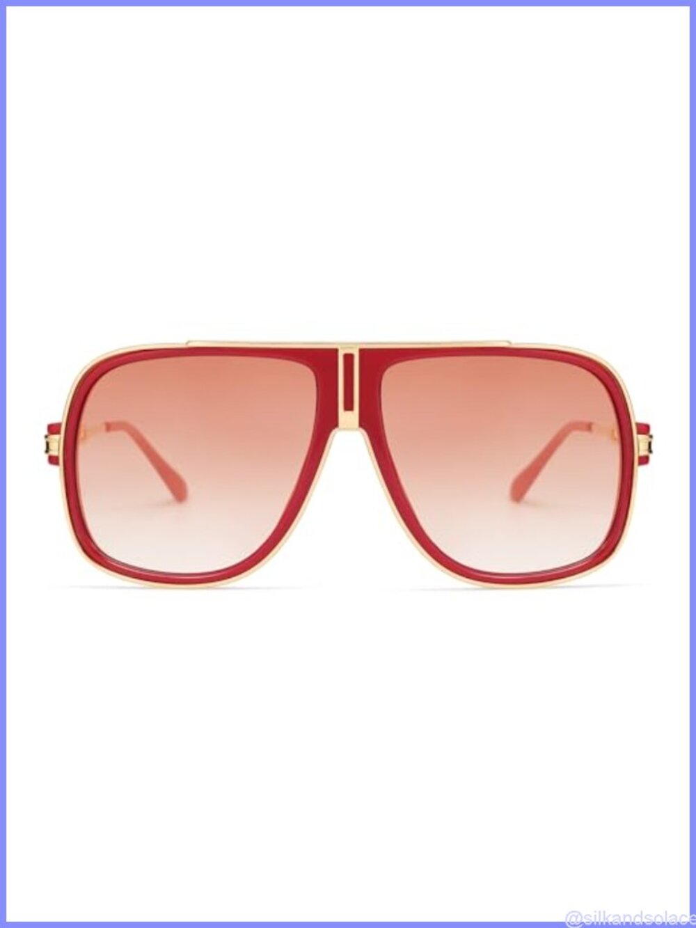 Oversized Retro Aviator Sunglasses UV400 Full Frame Driving